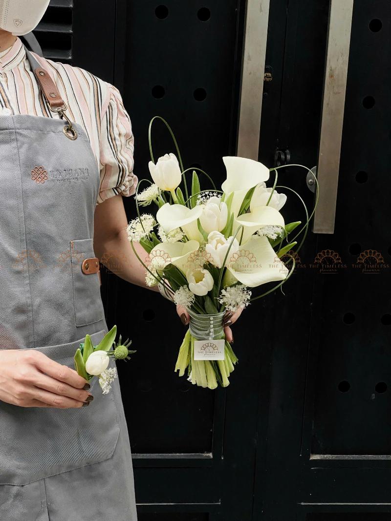 Vẻ đẹp tinh khôi của những bức ảnh hoa tulip trắng, thể hiện sự trong sáng và thanh khiết của loài hoa này